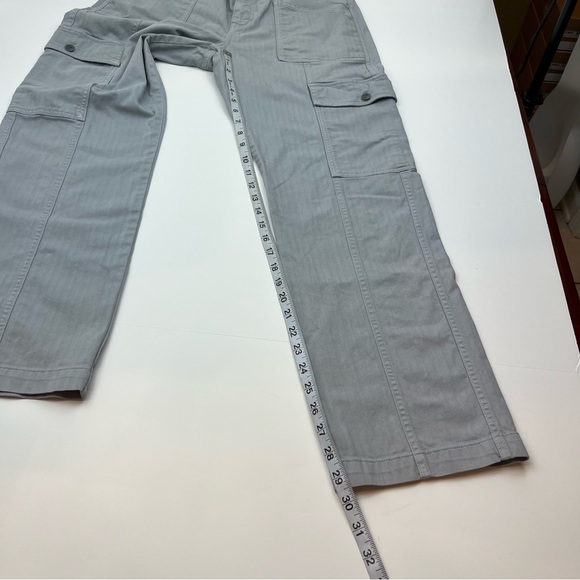Madewell Garment-Dyed Solstice '90s Straight Cargo Pant Women Size 29 Grey Gray - Picture 10 of 15